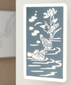 Đèn LED dán tường tranh Uyên Ương