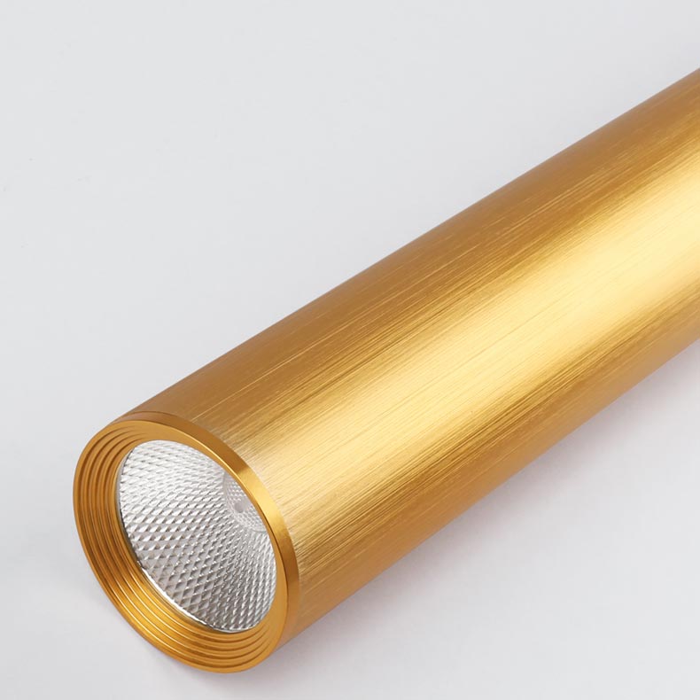 Đèn thả Ống bơ kim loại xi vàng cao cấp TLCN142