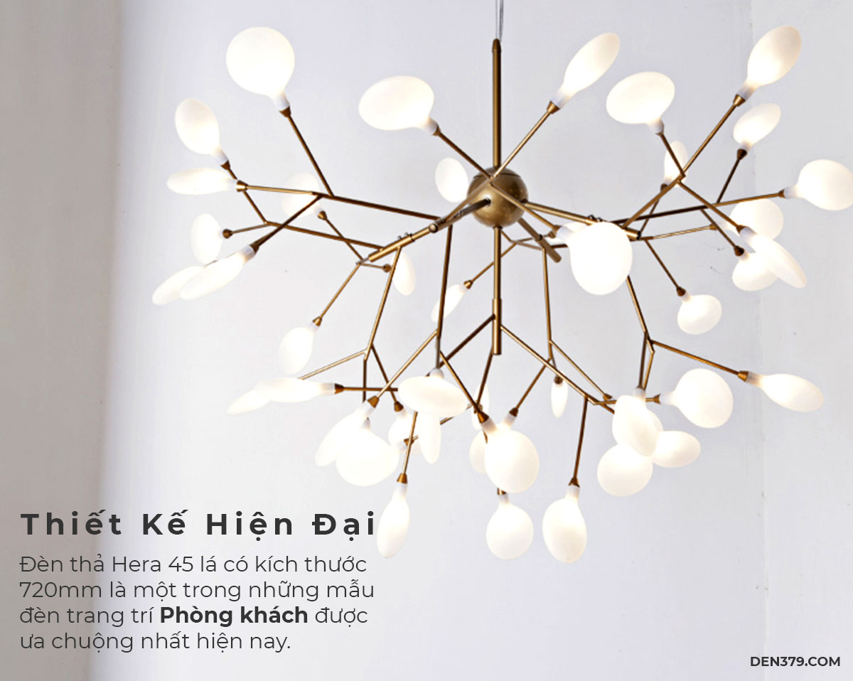 Đèn thả Hera hiện đại 45 lá TH852B/45