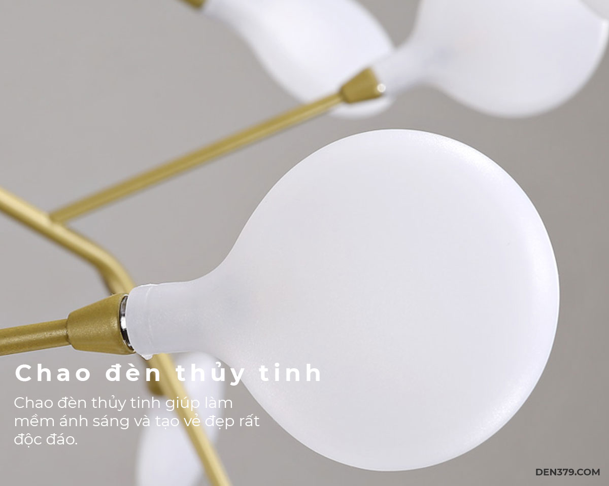 Đèn thả Hera hiện đại 45 lá TH852B/45