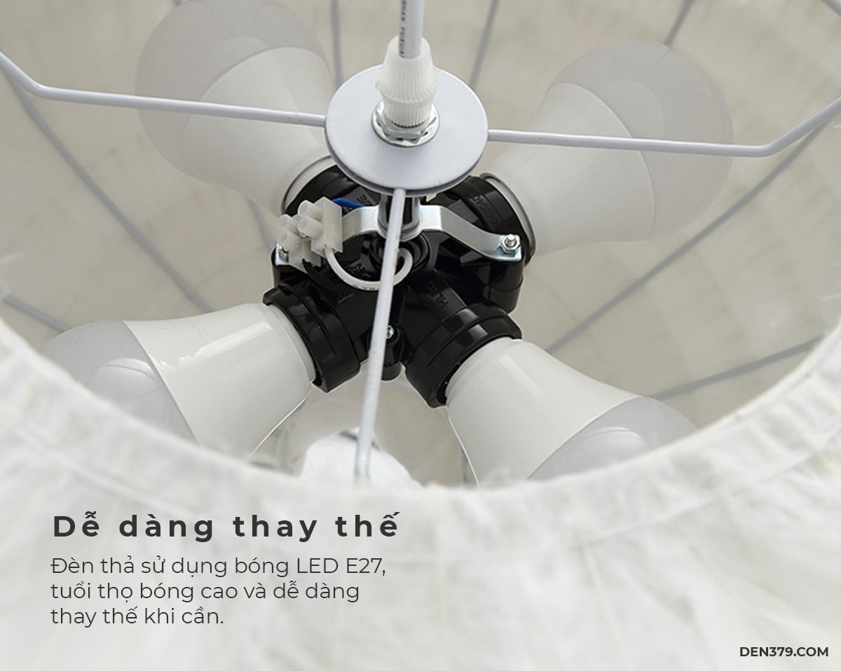 Đèn thả trang trí lông vũ cao cấp TT35/600