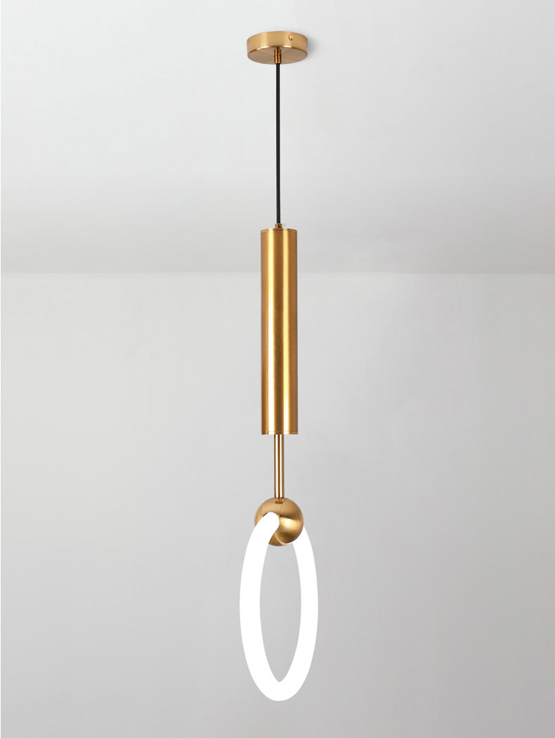 Đèn thả bàn ăn vòng tròn thủy tinh hiện đại L02-0810