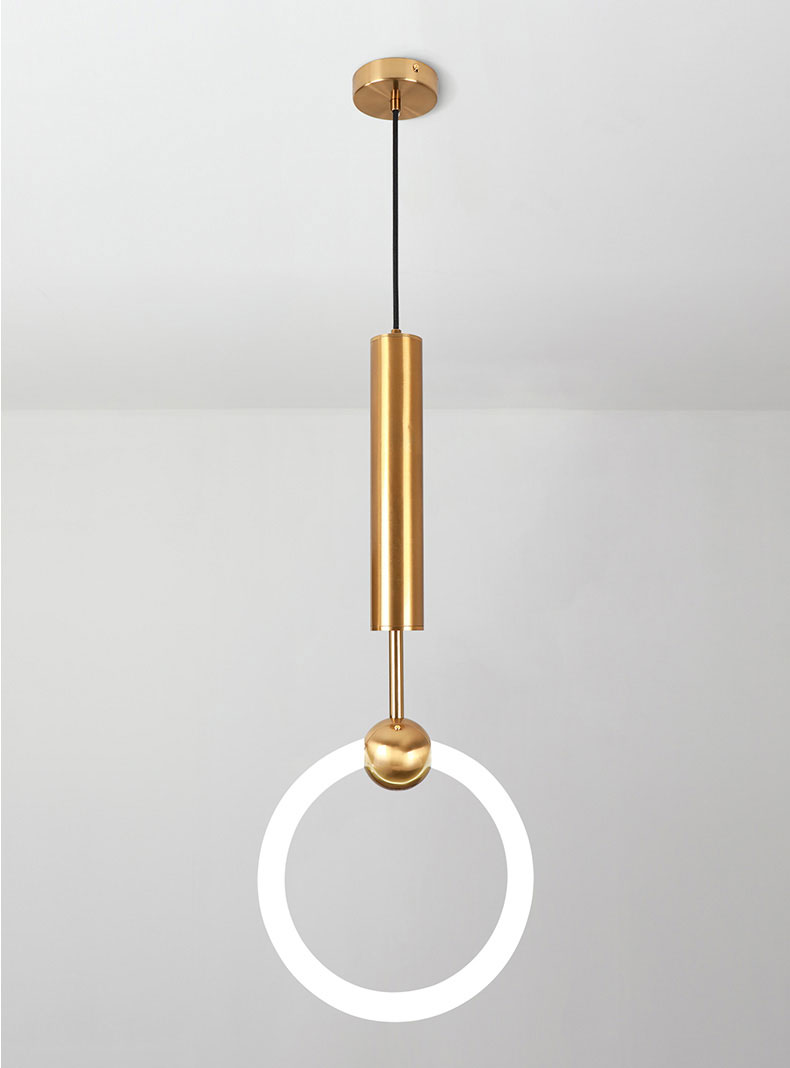 Đèn thả bàn ăn vòng tròn thủy tinh hiện đại L02-0810