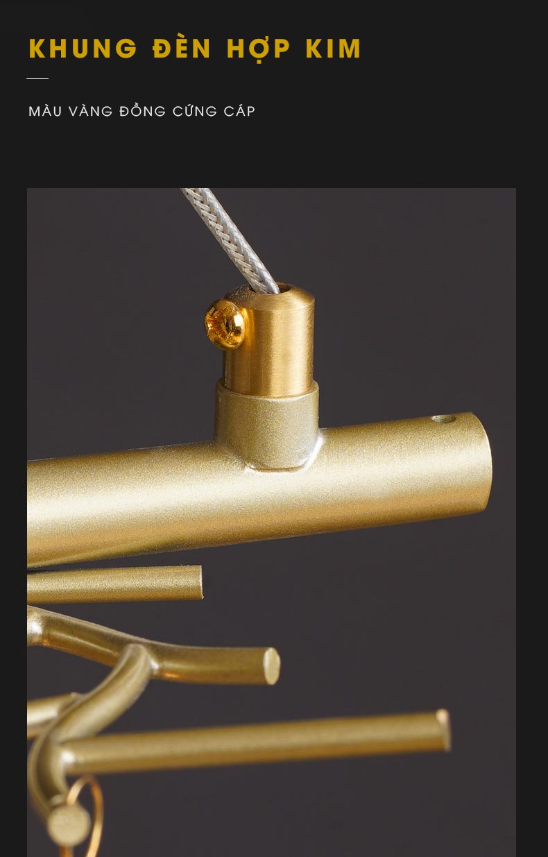 Đèn thả pha lê cao cấp AU1517