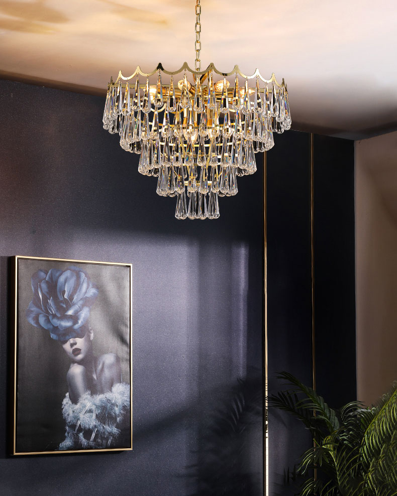 Đèn chùm pha lê hiện đại VS21596