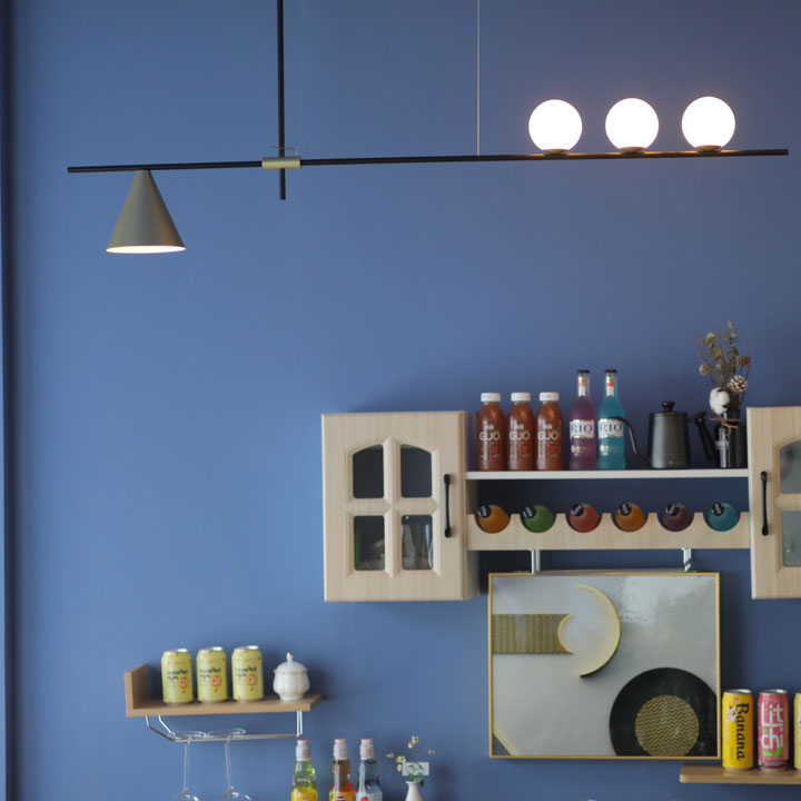 Đèn thả trang trí hiện đại VS226: bàn ăn, quầy bar, 3 bóng 3W