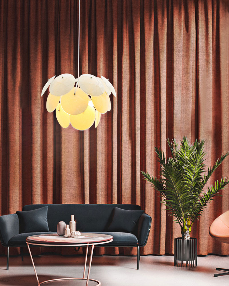 VIRGO V2347 | Đèn thả trang trí bông hoa cao cấp