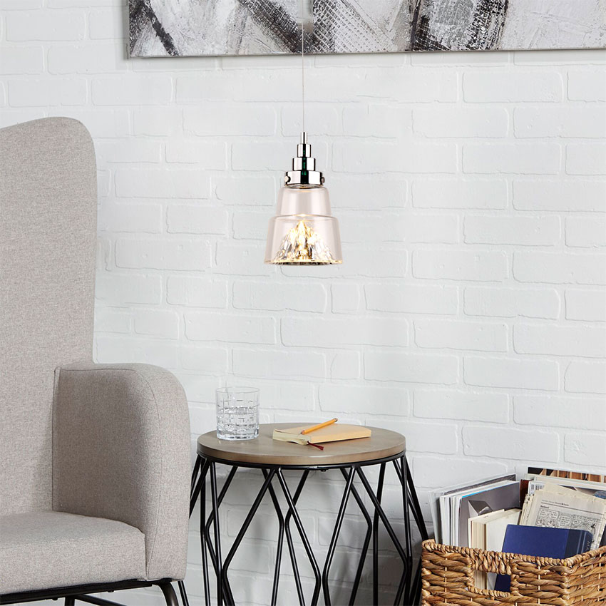 Đèn thả thủy tinh trang trí D3053