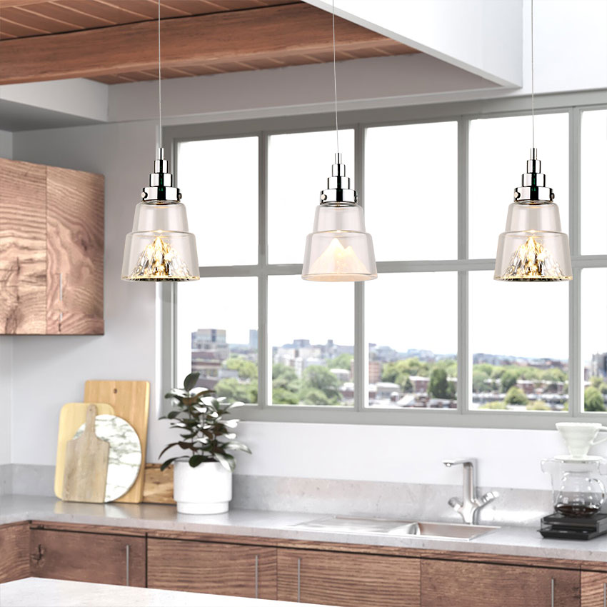 Đèn thả thủy tinh trang trí D3053