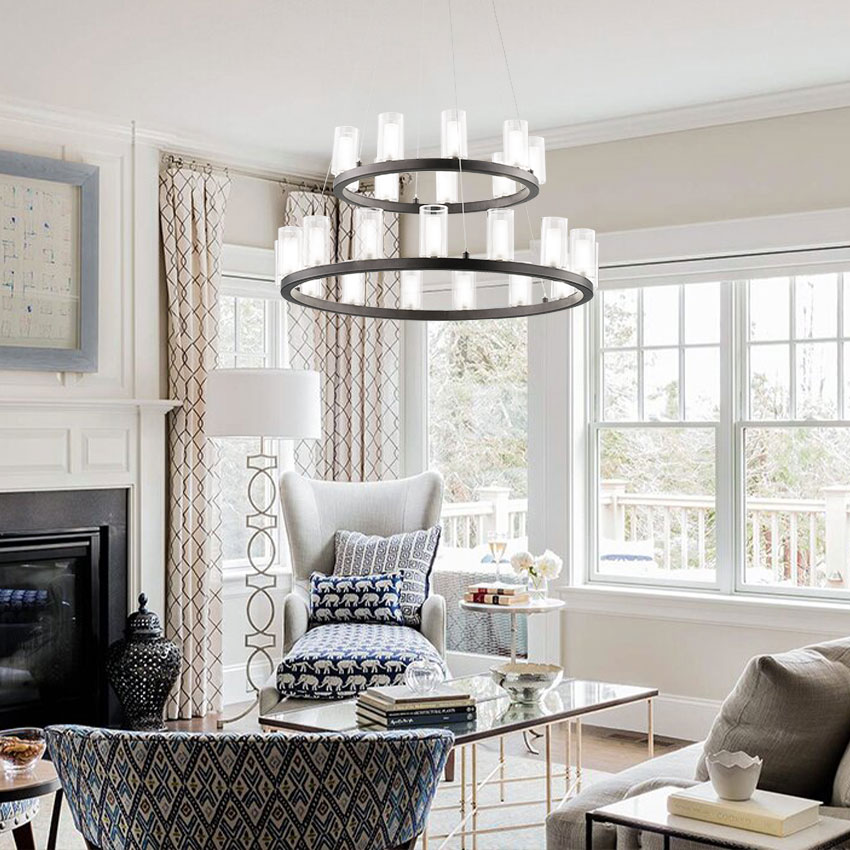 Đèn thả thủy tinh trang trí D3082