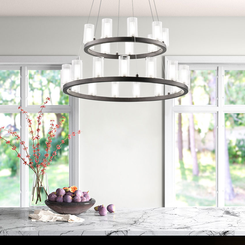 Đèn thả thủy tinh trang trí D3082