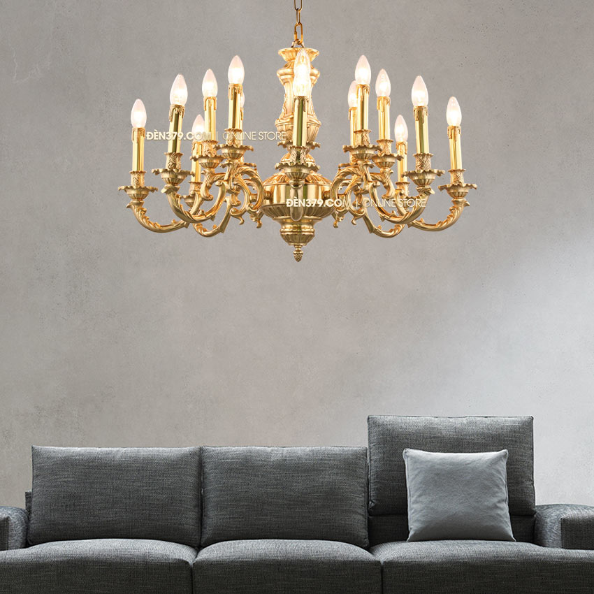 Đèn chùm trang trí cổ điển 16 tay S251