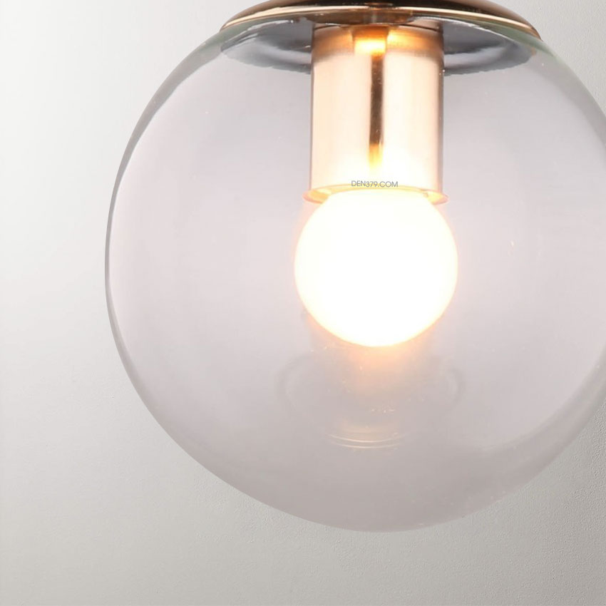 Đèn thả trang trí thủy tinh trong suốt T2003