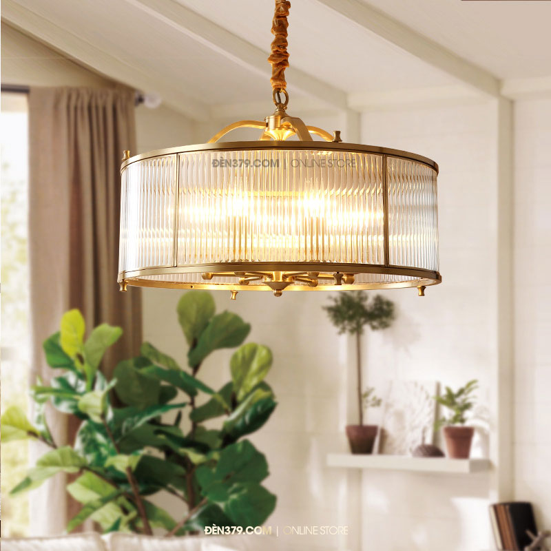 Đèn thả đồng cổ điển trang trí D3105