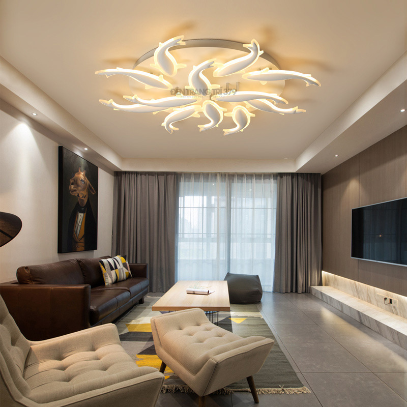 Đèn LED ốp trần đàn cá chép 3 chế độ sáng S260
