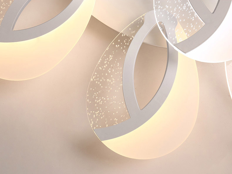 Đèn LED ốp trần 12 cánh bọt nước S261