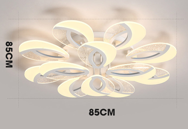 Đèn LED ốp trần 12 cánh bọt nước S261