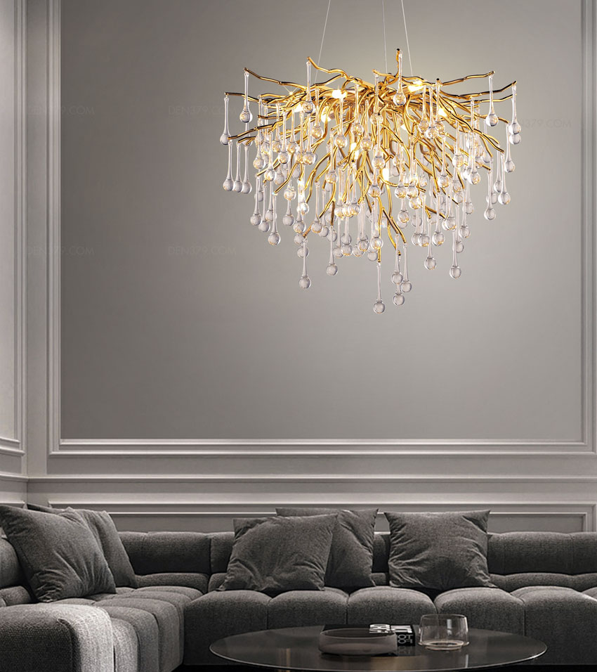 Đèn trang trí pha lê giọt nước D3189