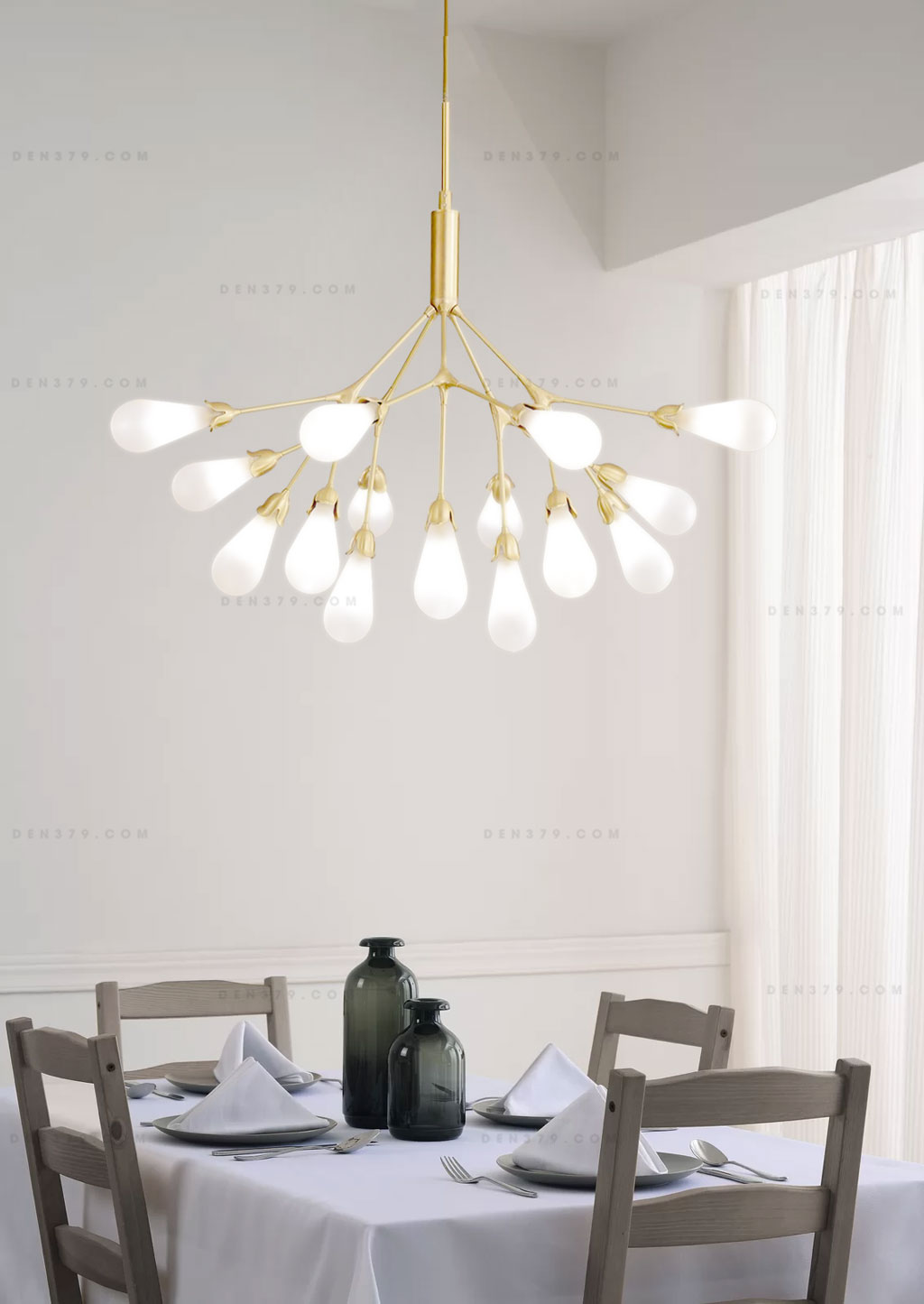 Đèn thả trang trí 15 bóng D8012/15