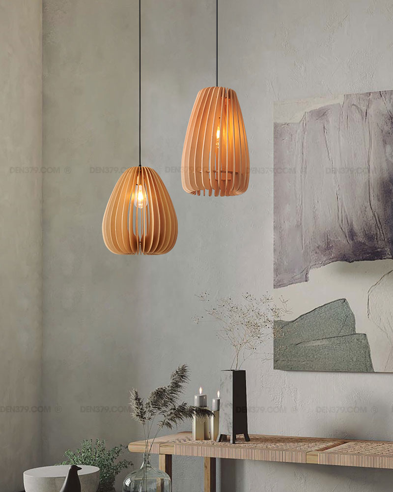 đèn thả. đèn thả gỗ,đèn thả trang trí, đèn thả gỗ thủ công, đèn thả bàn ăn, đèn thả gỗ hiện đại