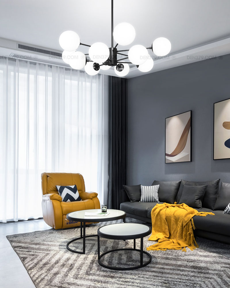 đèn chùm phân tử,đèn chùm hiện đại,đèn chùm 12 bóng,đèn chùm phòng khách,đèn chùm giá rẻ,đèn chùm thủy tinh