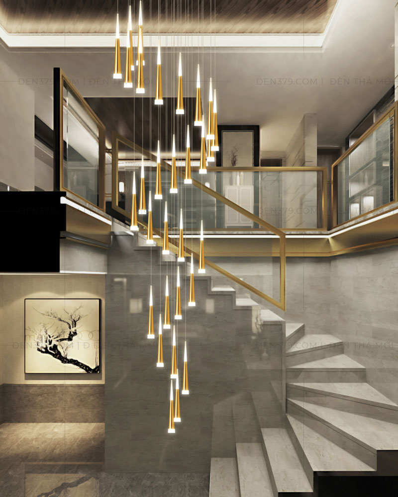 Đèn thả thông tầng cầu thang DK8004T