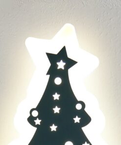 Đèn LED dán tường tranh Cây Thông