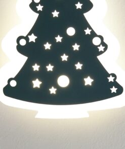 Đèn LED dán tường tranh Cây Thông