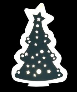 Đèn LED dán tường tranh Cây Thông