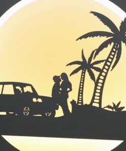 đèn led dán tường Tình Nhân