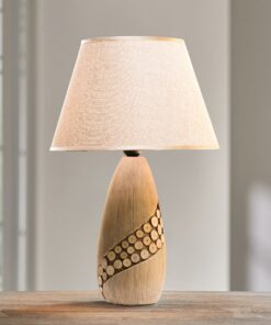 Đèn ngủ để bàn gỗ LT415 - Đèn bàn trang trí phòng khách cao cấp LT415