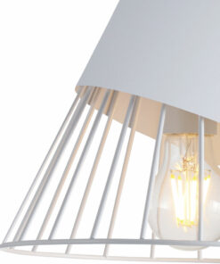 đèn thả trang trí bằng nhôm gỗ