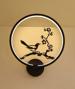 Đèn LED gắn tường trang trí Cành Hoa & Con Chim
