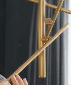 Đèn chùm chao thủy tinh hiện đại