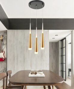 đèn thả 3 bóng trang trí bàn ăn