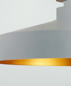 đèn thả bàn ăn màu trắng đơn giản hiện đại