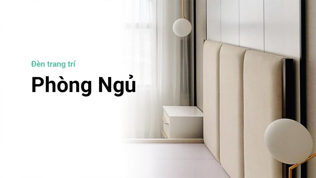 đèn trang trí phòng ngủ
