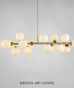 Đèn chùm chao thủy tinh hiện đại