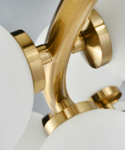 Đèn chùm chao thủy tinh hiện đại