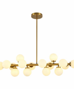 Đèn chùm chao thủy tinh hiện đại