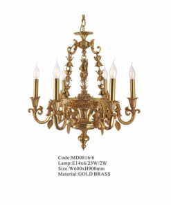 ĐÈN CHÙM ĐỒNG BÓNG nến cổ điển cao cấpĐÈN CHÙM ĐỒNG BÓNG nến cổ điển cao cấp 6 tay