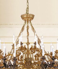 Đèn chùm đồng nến cao cấp