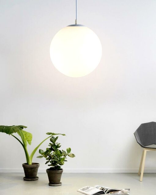đèn thả trang trí thủy tinh bóng tròn giá rẻ