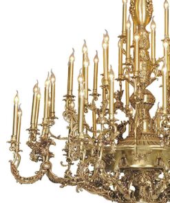 Đèn chùm đồng nến cao cấp