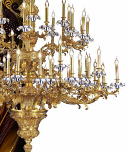 Đèn chùm đồng nến cao cấp