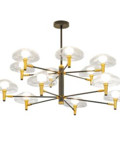 đèn chùm trang trí thủy tinh hiện đại