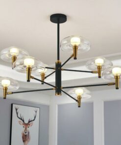 đèn chùm trang trí thủy tinh hiện đại