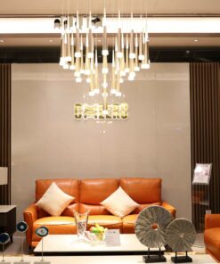 Đèn chùm thả giọt nước 32 bóng Sao Băng