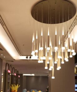 Đèn chùm thả giọt nước 32 bóng Sao Băng