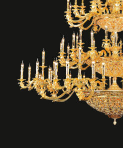 Đèn chùm đồng nến cao cấp